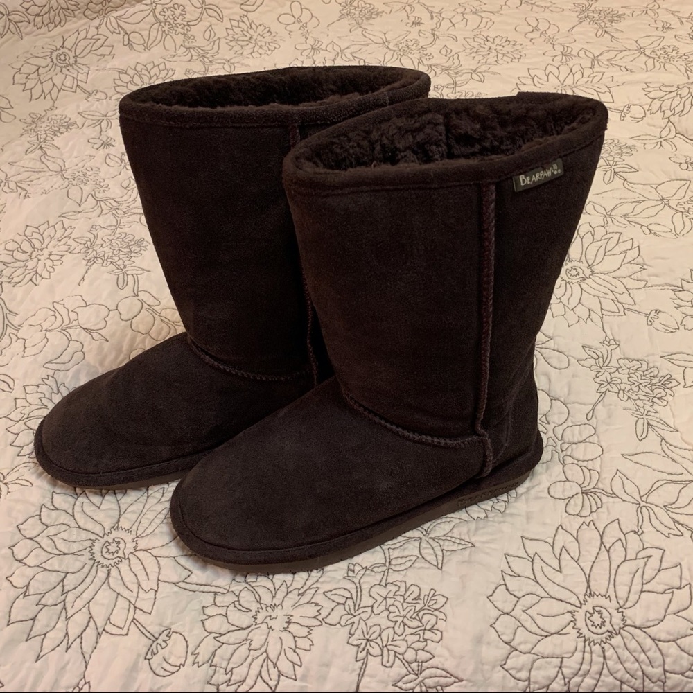 BearPaws dark brown boots EMMA tall